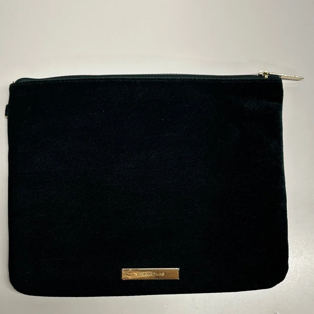 Tartan &‎ Twine Makeup Cosmetic Travel Bags Set of 2 Velvet Emerald Green New